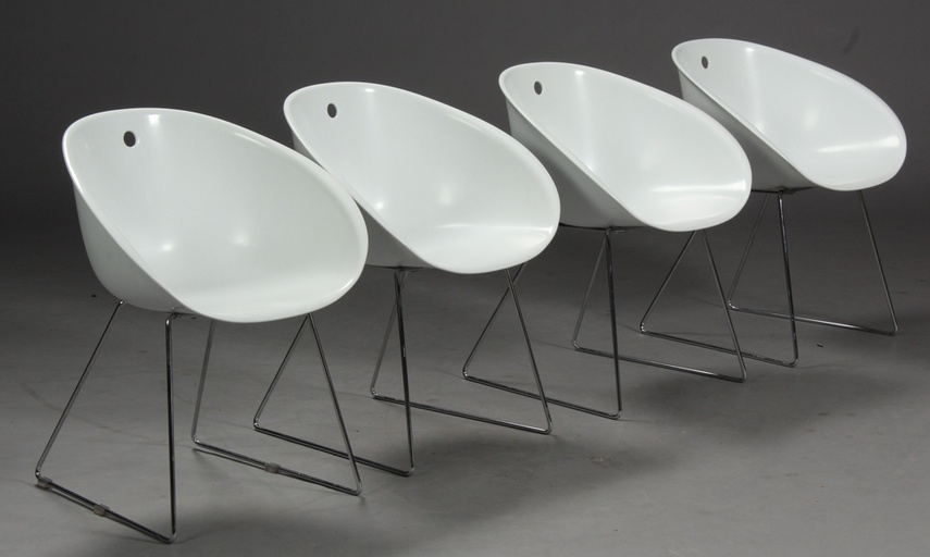 Set of 4 Gliss 920 Chairs by Claudio Dondoli & Marco Pocci