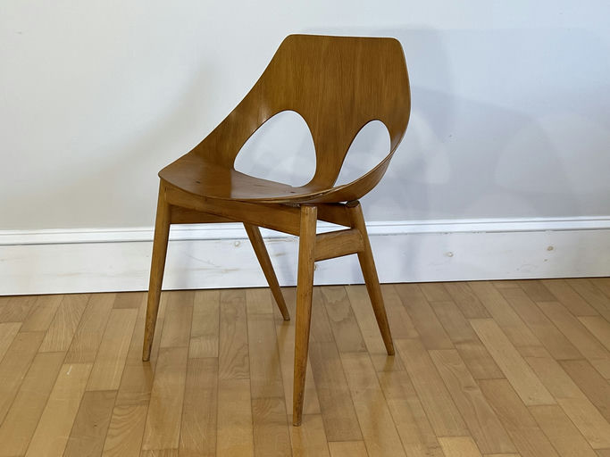 Mid-Century Danish Modern "Jason" Chair in Beech by Carl Jacobs for Kandya, circa 1950