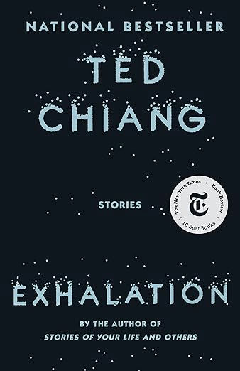 The cover of Exhalation.