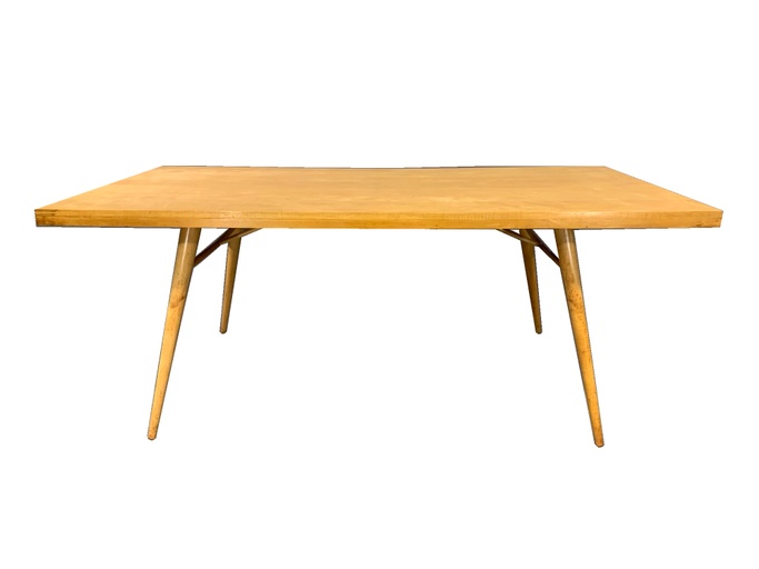 Planner Group Mid-Century Modern Maple Dining Room Table by Paul McCobb