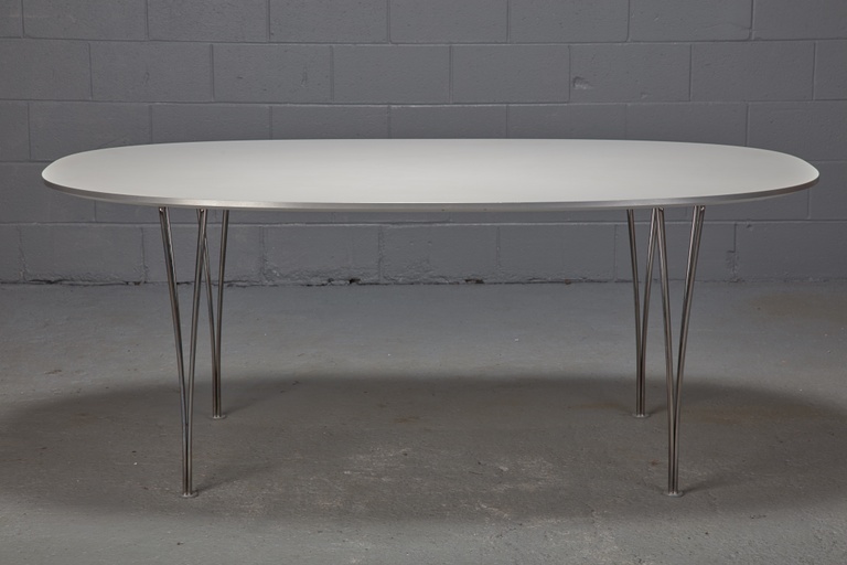 Super Ellipse Table by Piet Hein and Bruno Mathsson for Fritz Hansen