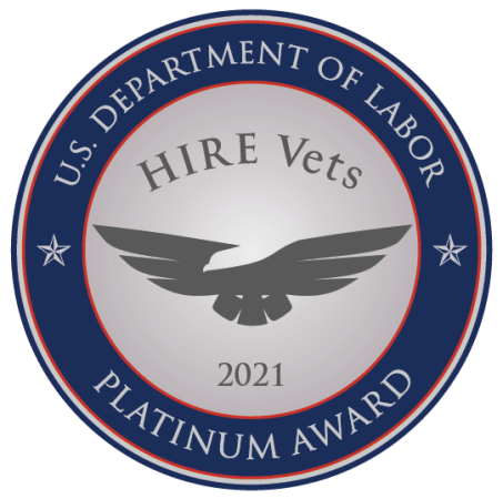 Celebrating a Milestone: NTI Recognized with the HIRE Vets Platinum Award