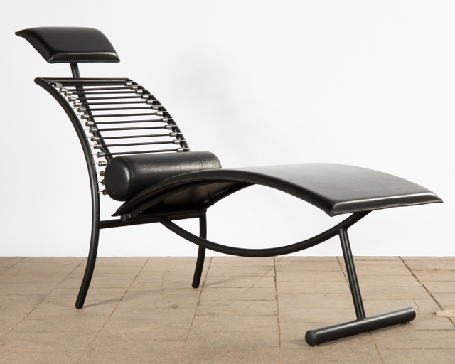 1980s Italian Chaise Lounge Chair