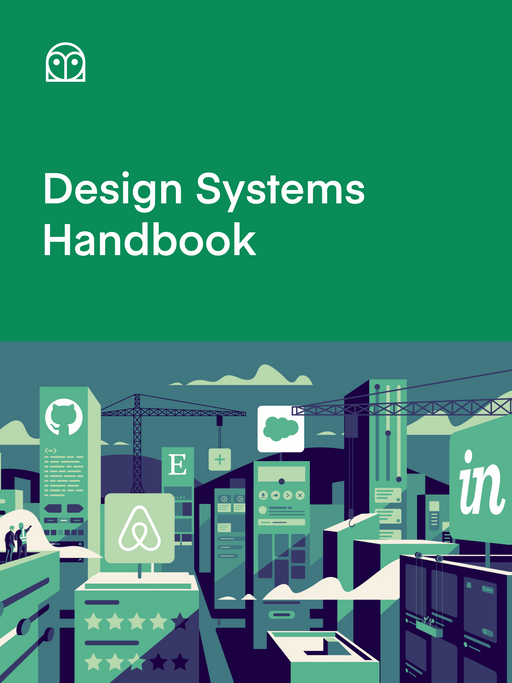 The cover of Design Systems Handbook.