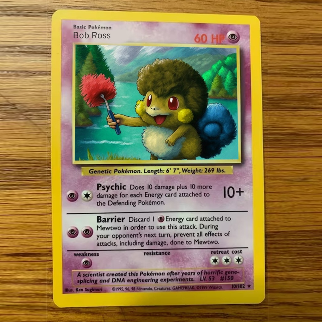 Carte Pokémon Bob Ross 