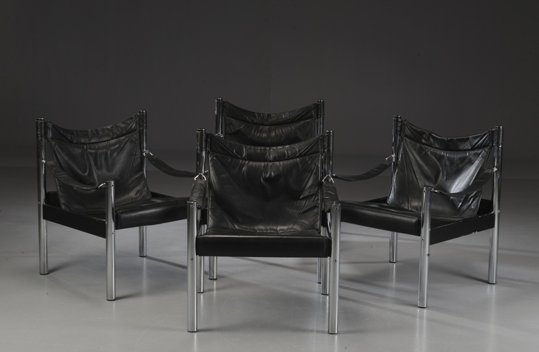 Set of Four Safari Chairs 