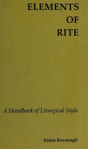 Cover for Elements of Rite