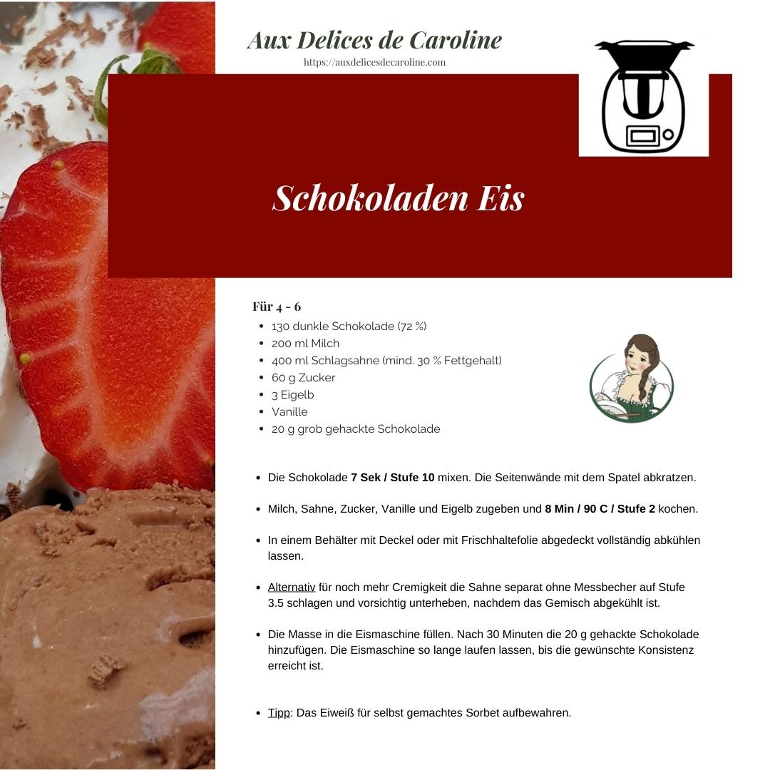 Schokoladen Eis (traditionel & Thermomix)