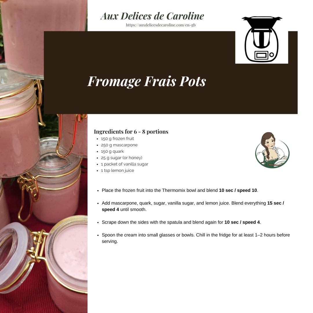 Fromage Frais Pots (traditional method & Thermomix)