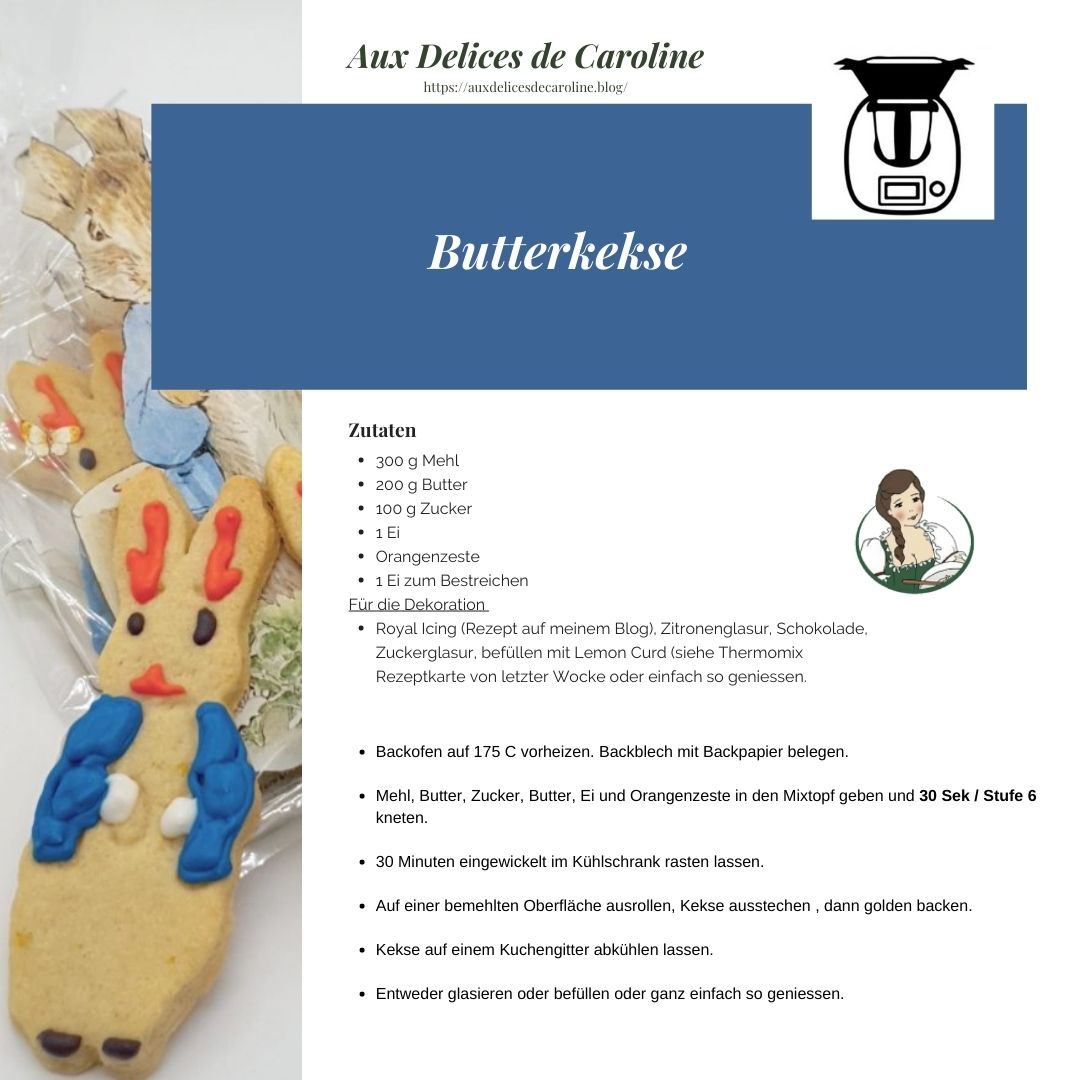 Butterkekse (traditionelle Methode & Thermomix)