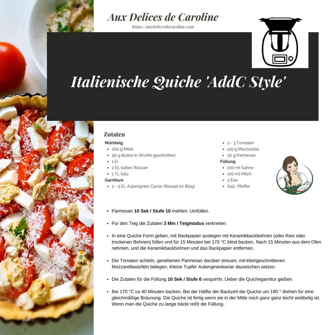 Italienische Quiche 'AddC Style' (traditionnel & Thermomix)