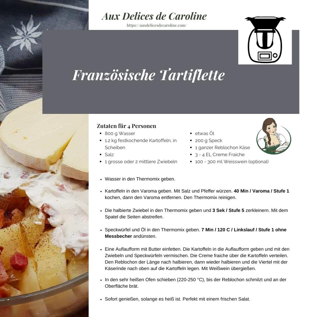 Tartiflette – ein französisches Alpengericht (traditionel & Thermomix)