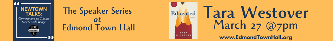 Tara Westover Brings Inspiring Story to Newtown Talks Series, March 27