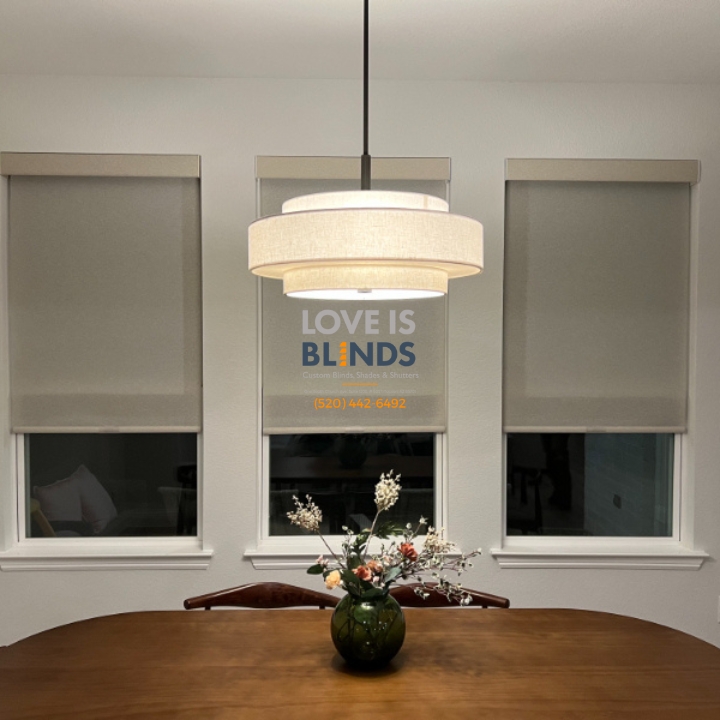 Love is Blinds Tucson AZ One South Church Ave, Suite 1200, # 5037, Tucson, AZ 85701 (520) 442-6492 Custom Roller Shade Installation