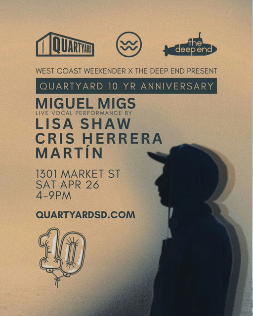 Flyer for Quartyard 10 Year Anniversary