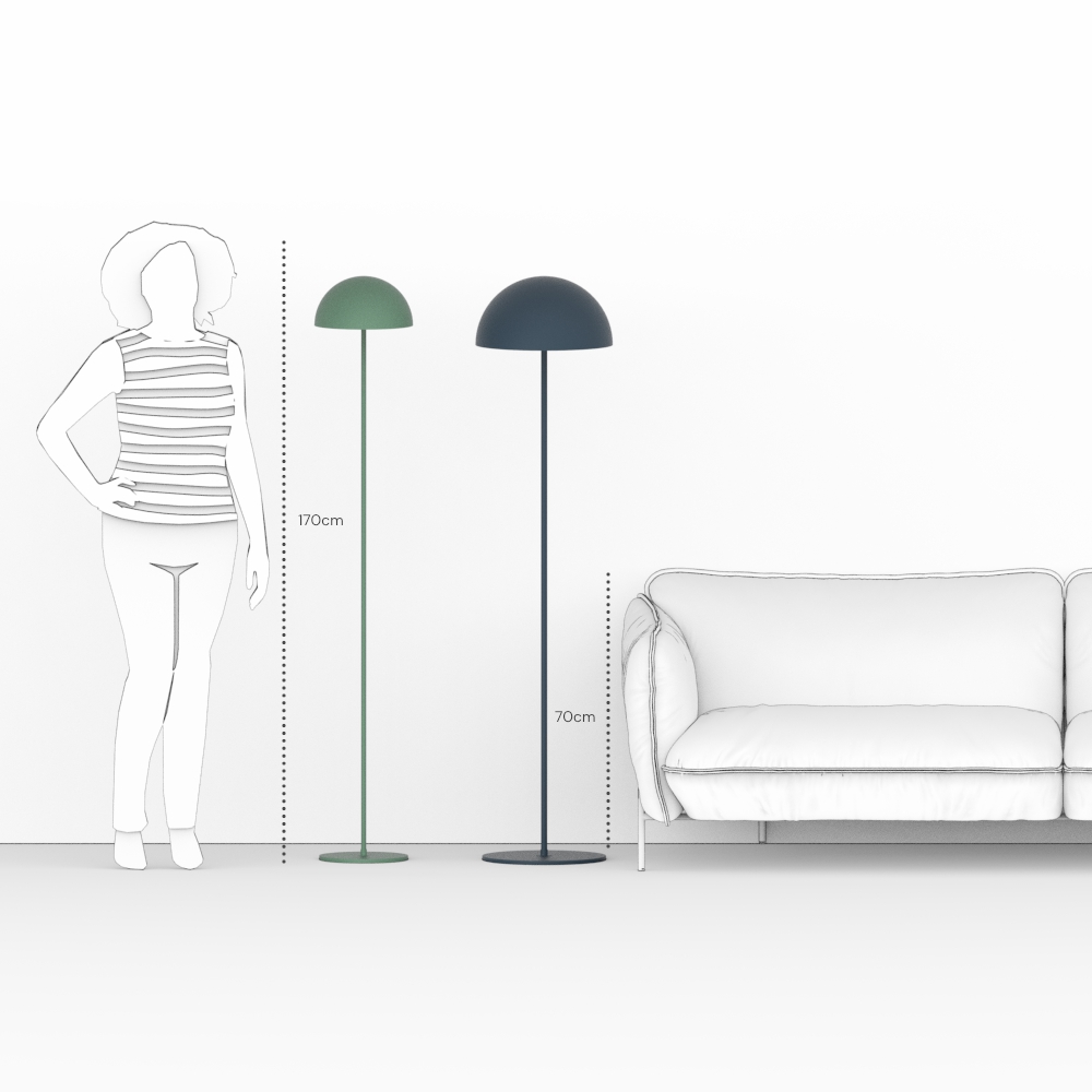 Coluna SFERA 35cm – iluminação de piso