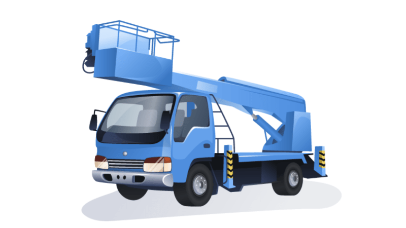 Автовышка Aichi SK-210 АГП 24 м на базе Mitsubishi Canter