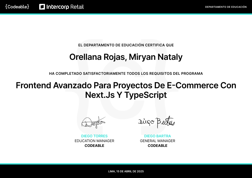 Certificado