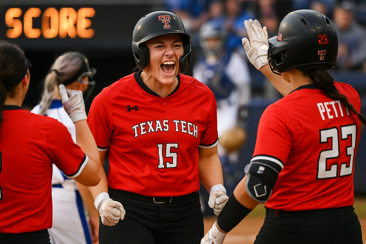 texas tech softball score