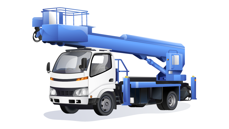 Автовышка АГП 28 м на базе Isuzu Elf