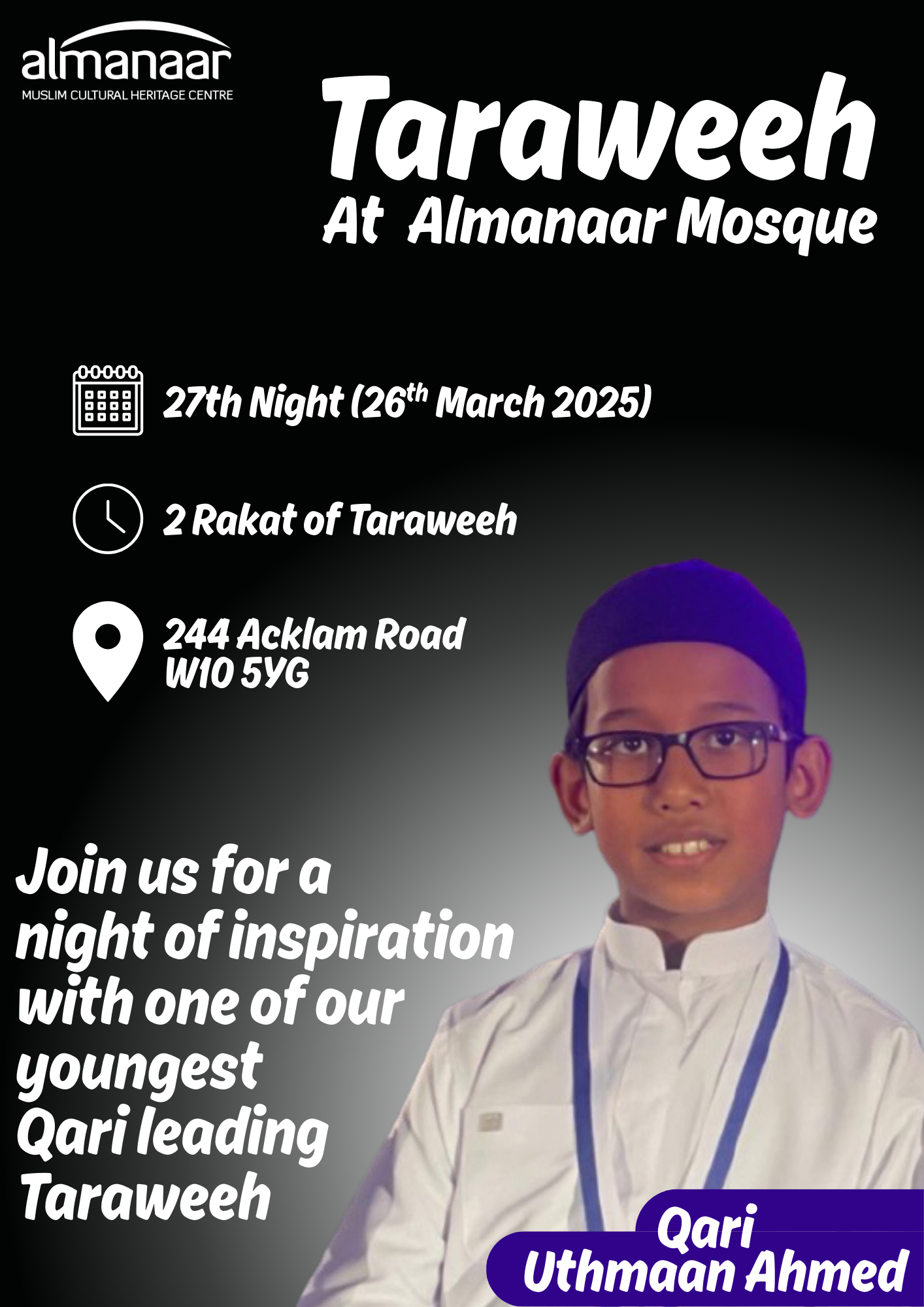 Qari Uthmaan Ahmed Ramadan 2025