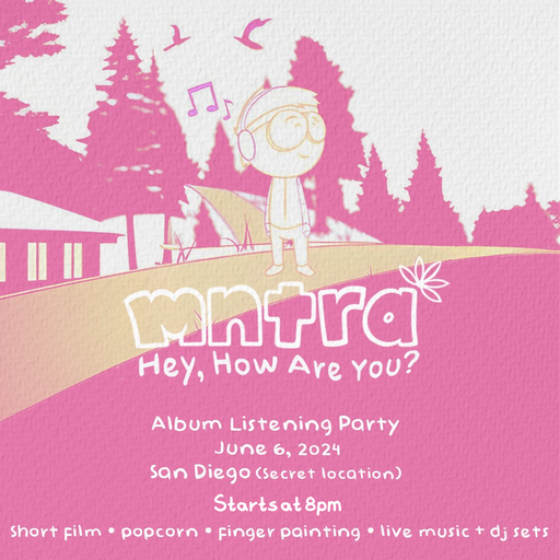 MNTRA's Album Release Party flyer