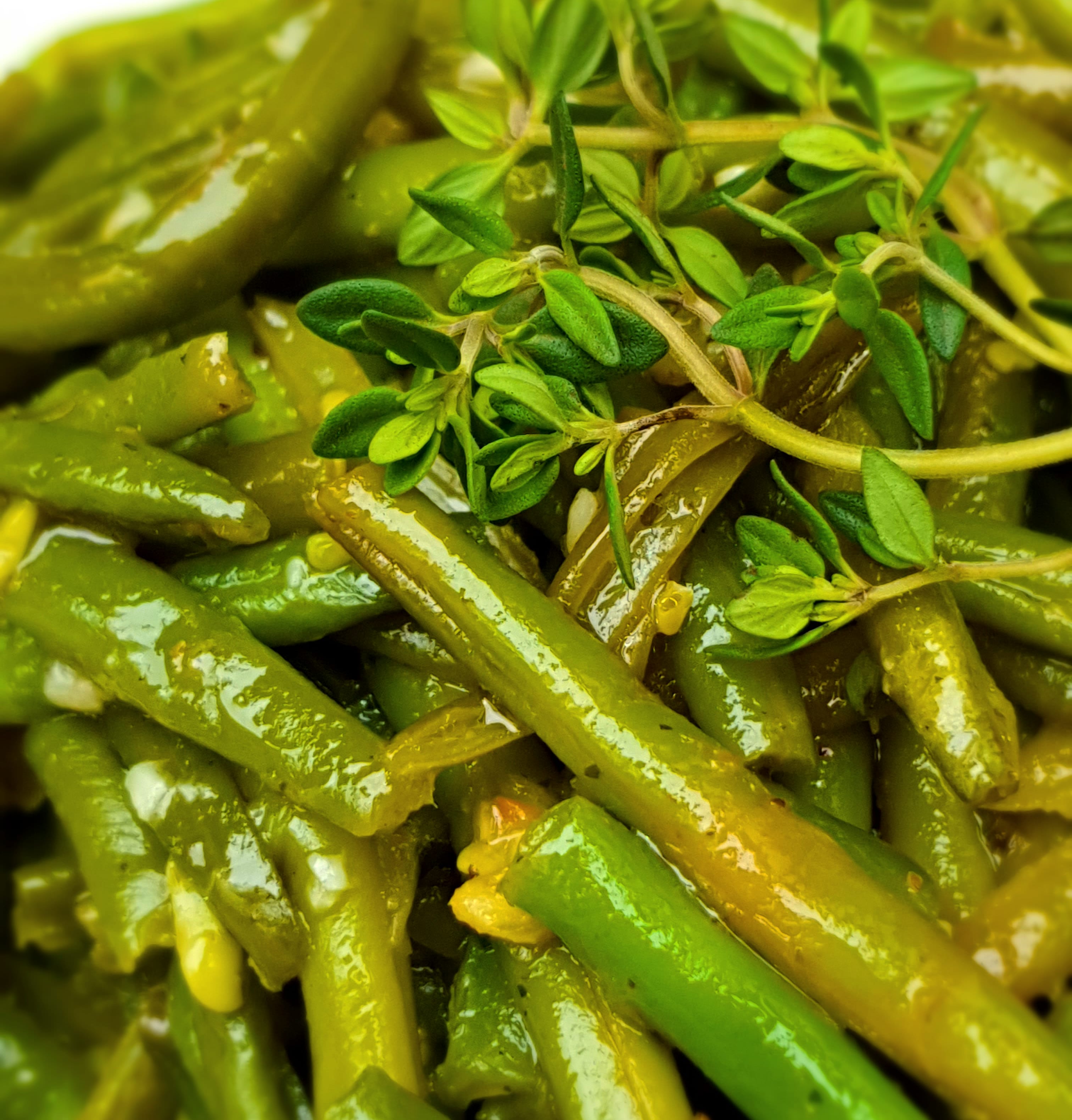 Haricots verts à l'ail