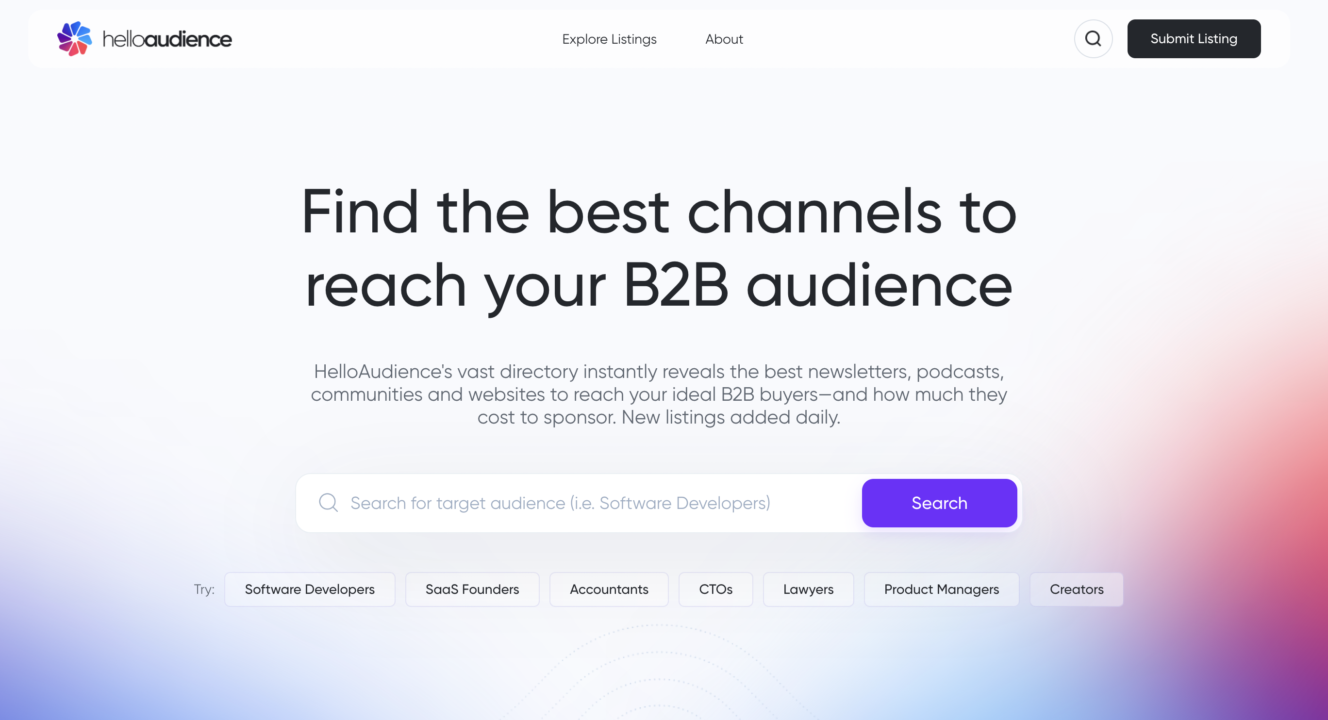 HelloAudience preview