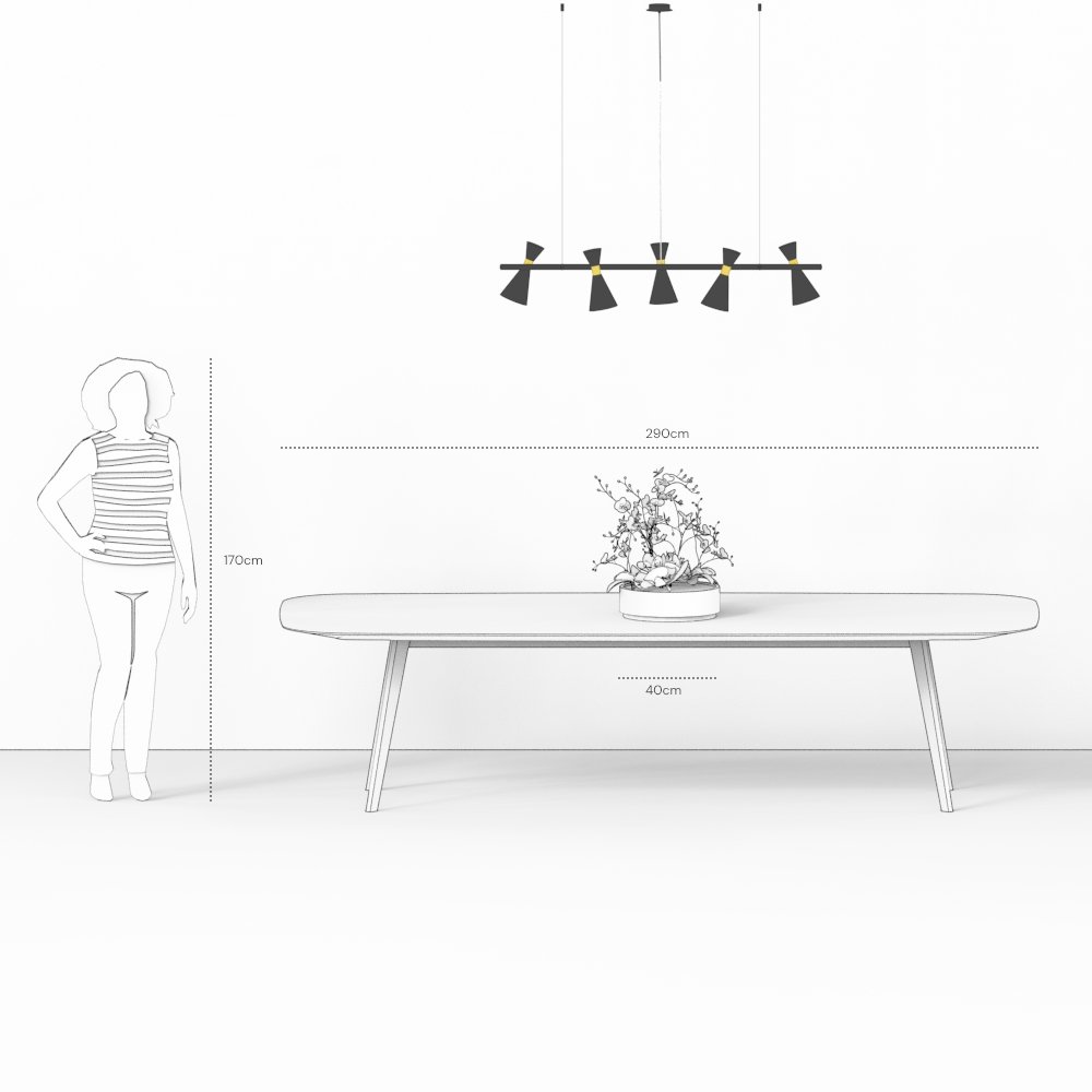 Pendente PICASSO – iluminação de teto
