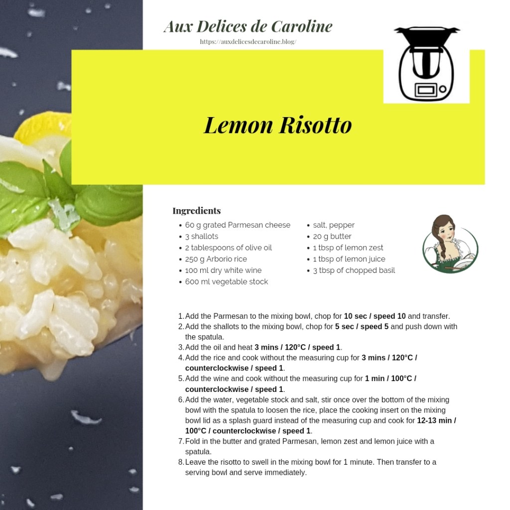 Lemon Risotto (traditional & Thermomix)