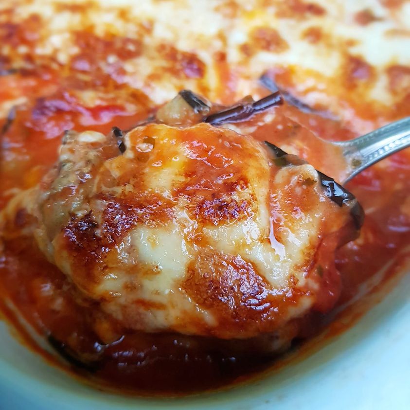 Melanzane alla parmigiana - Auberginen Auflauf (traditionel & Thermomix)