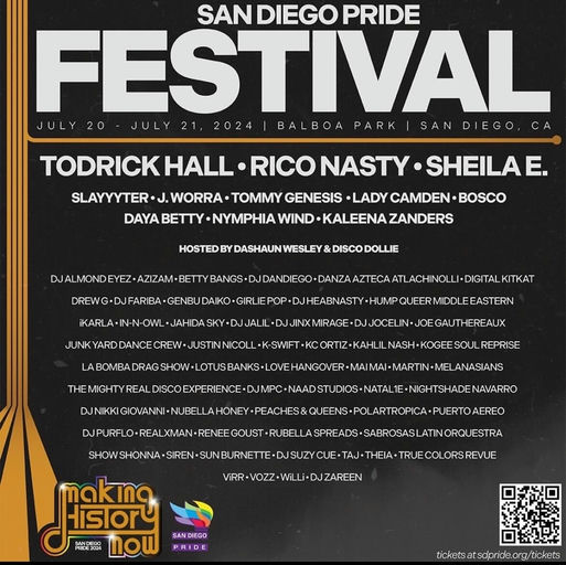San Diego Pride Festival Sunday