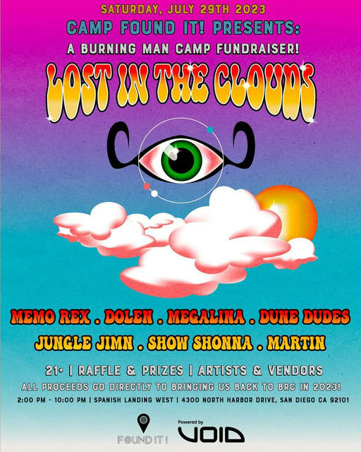 Camp Found It! // Lost In The Clouds flyer