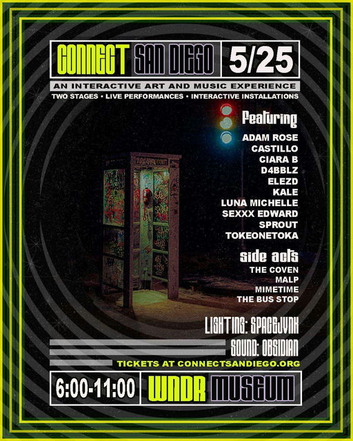 Immersive Art // WNDR Museum // Connect SD  flyer