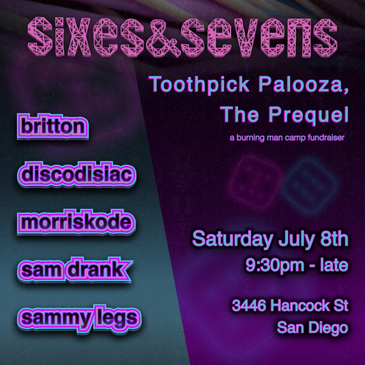 Toothpick Palooza, The Prequel flyer