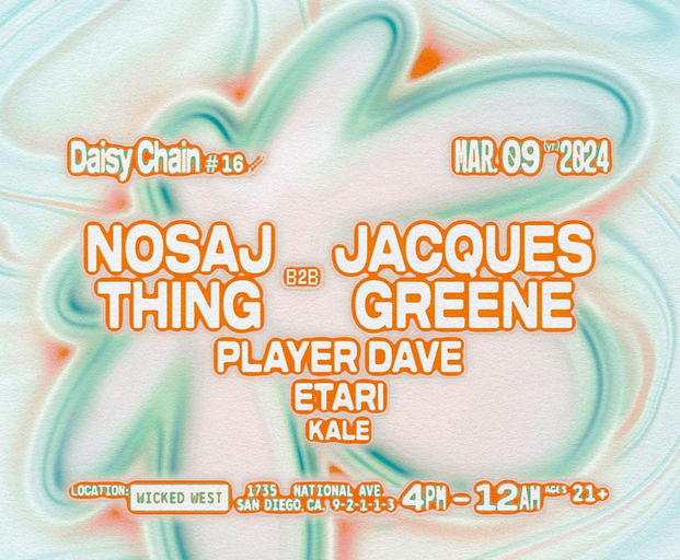 Daisychain // Jacques Green flyer