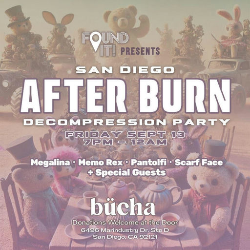 Found It Presents Afterburn flyer