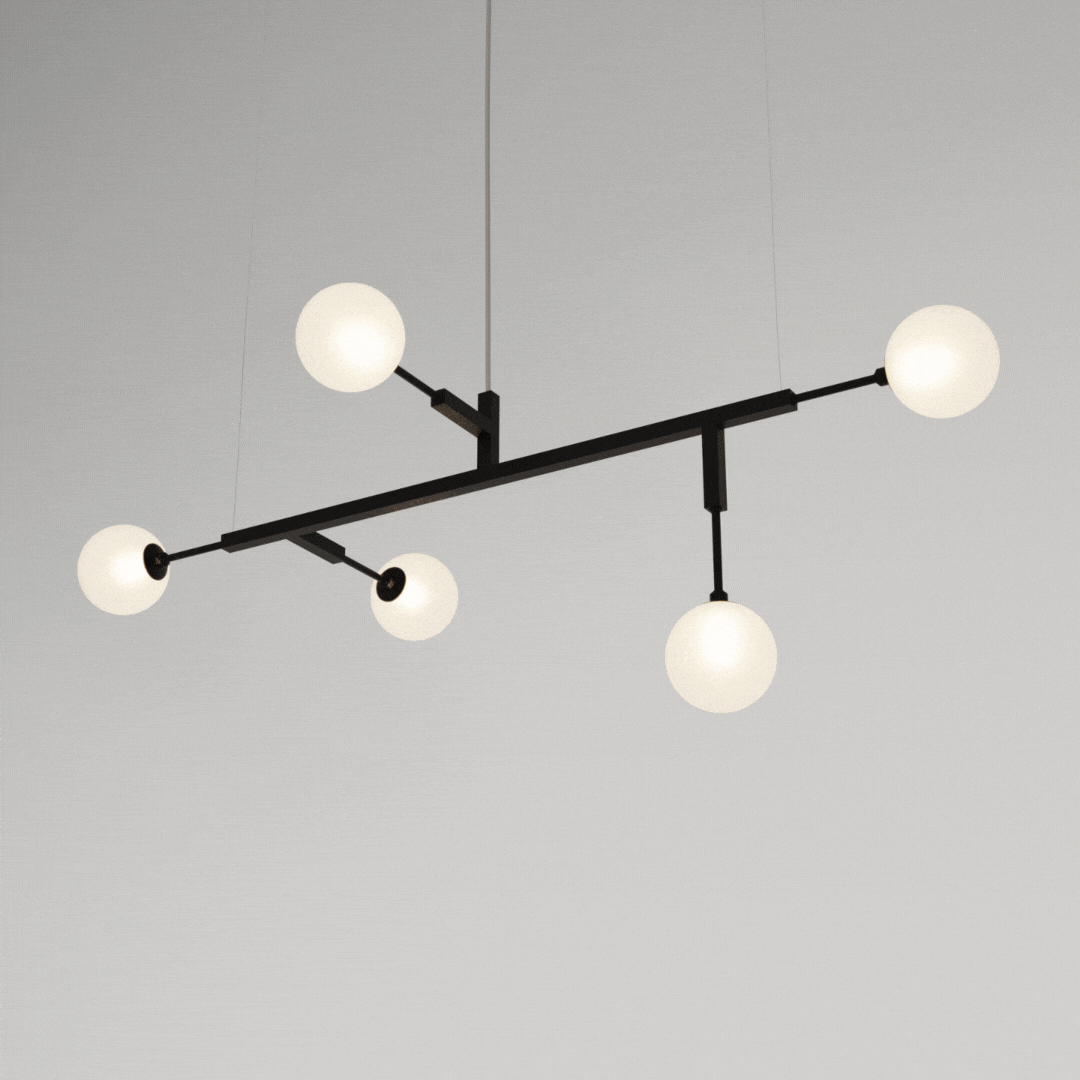 Lustre CINQUE G – iluminação de teto