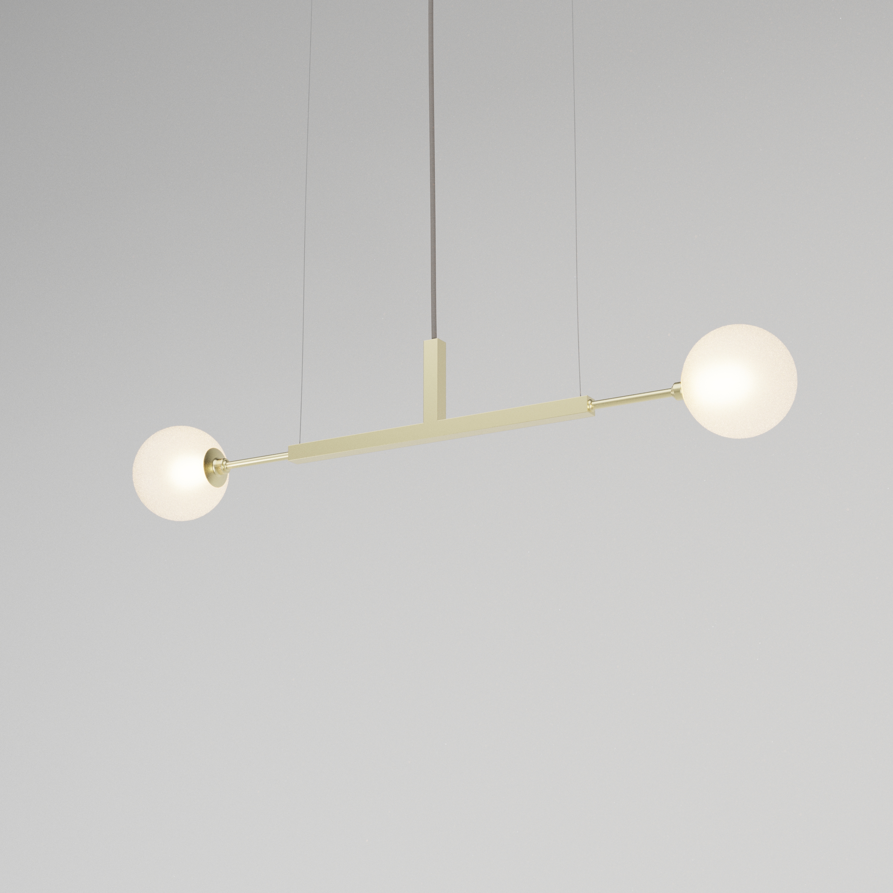 Lustre DUE P – iluminação de teto