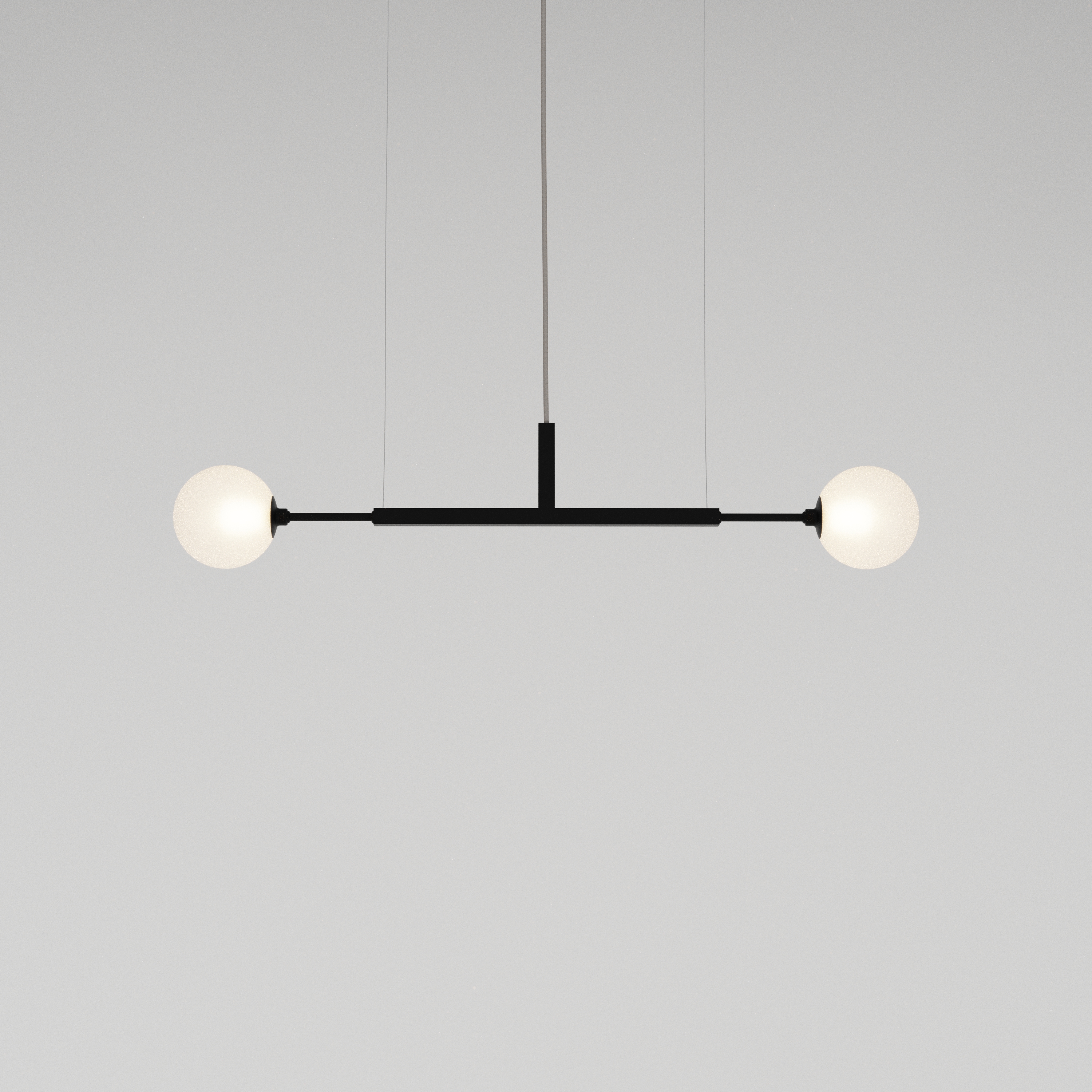 Lustre DUE P – iluminação de teto