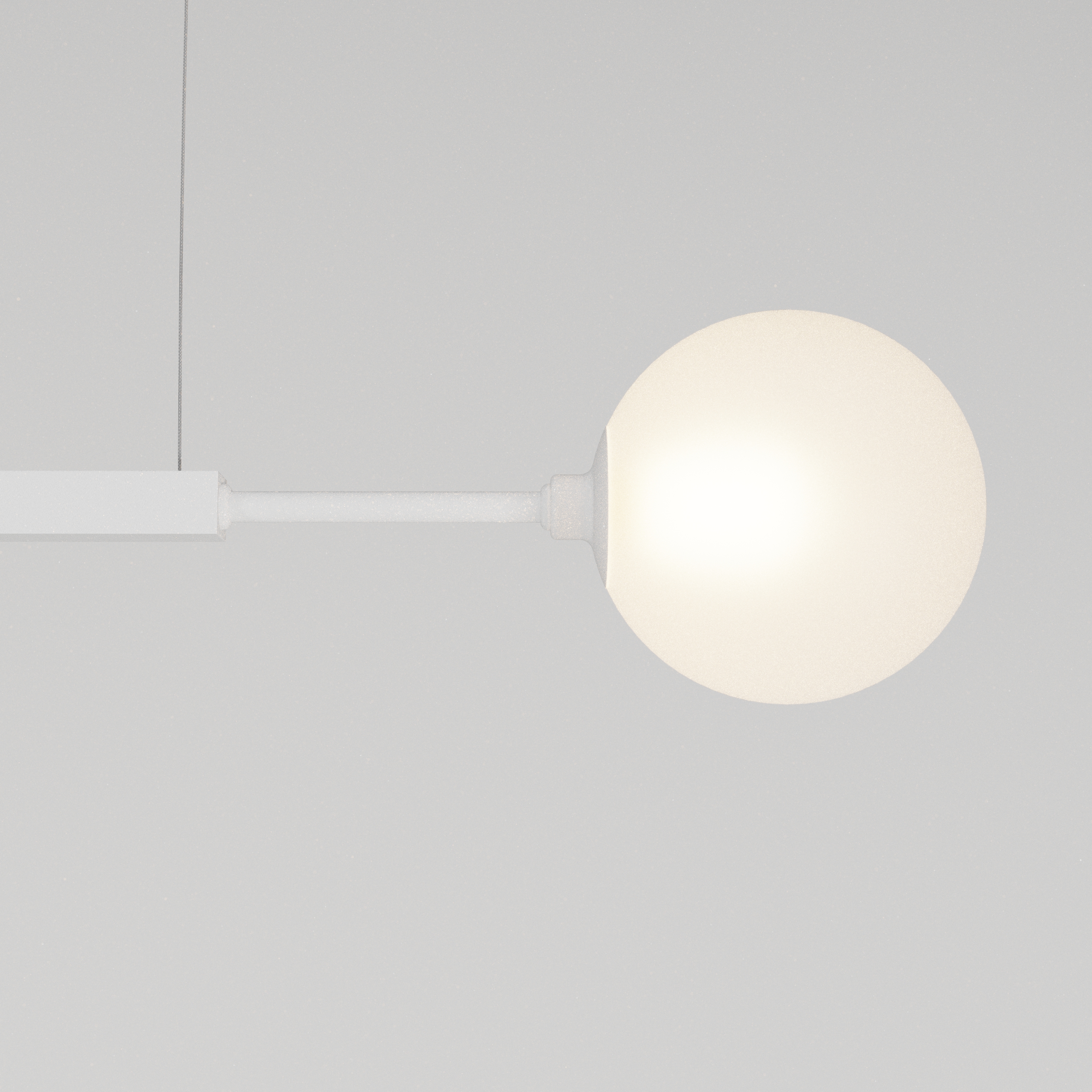 Lustre DUE P – iluminação de teto
