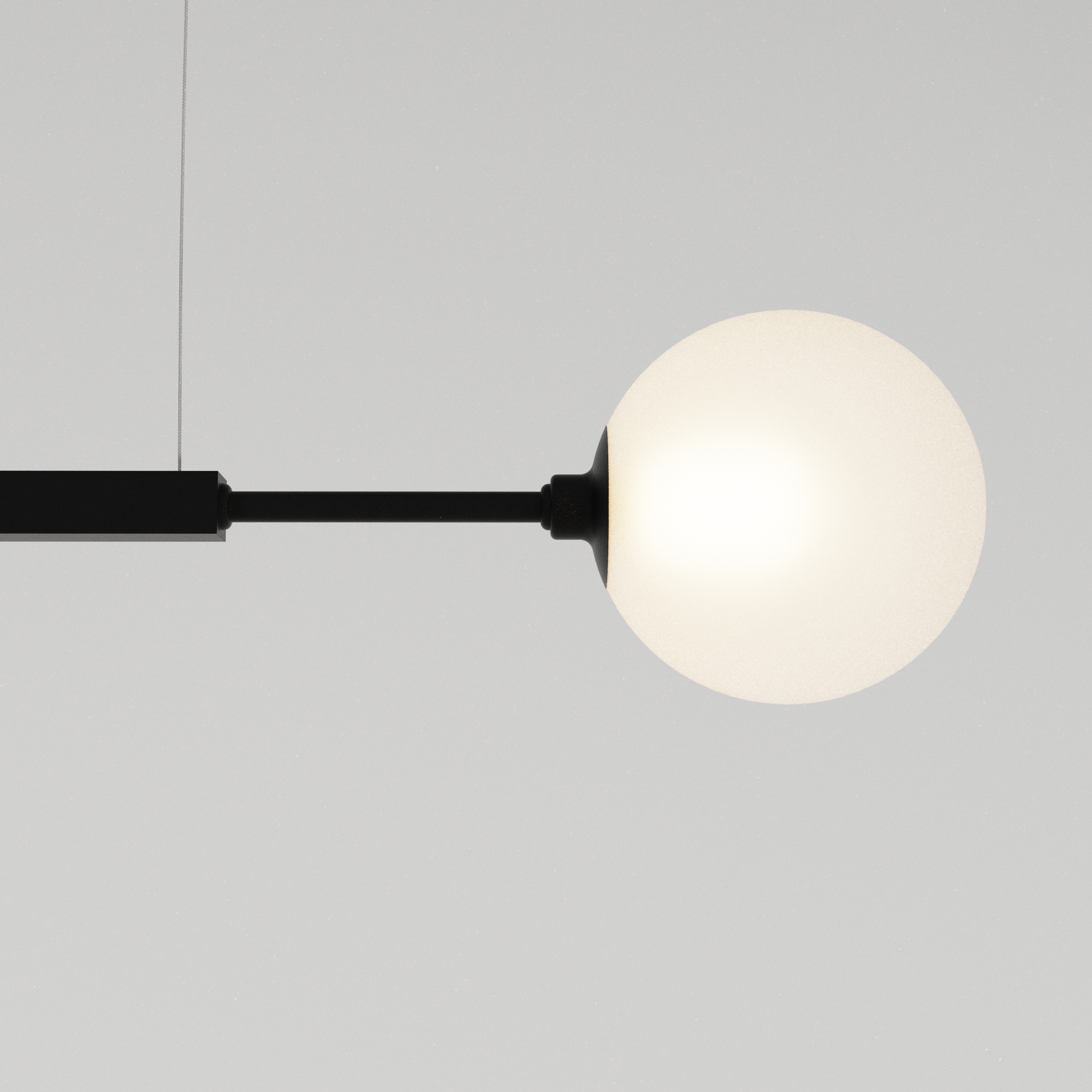 Lustre DUE P – iluminação de teto