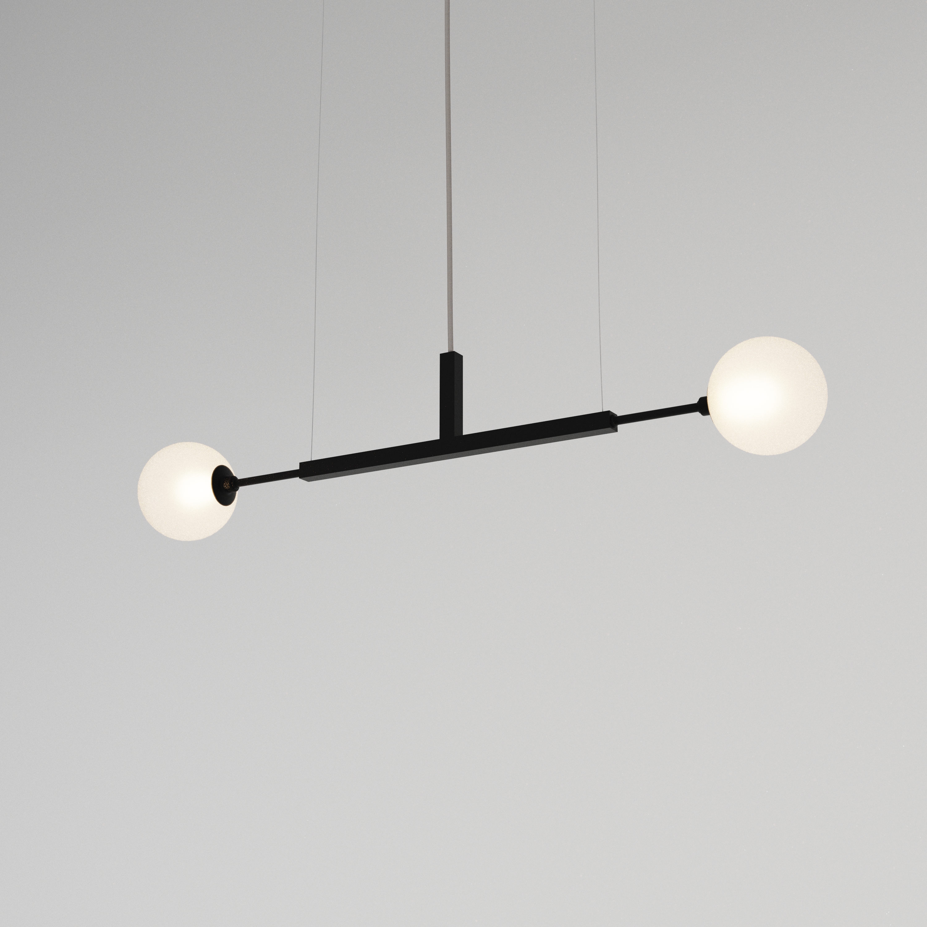 Lustre DUE P – iluminação de teto
