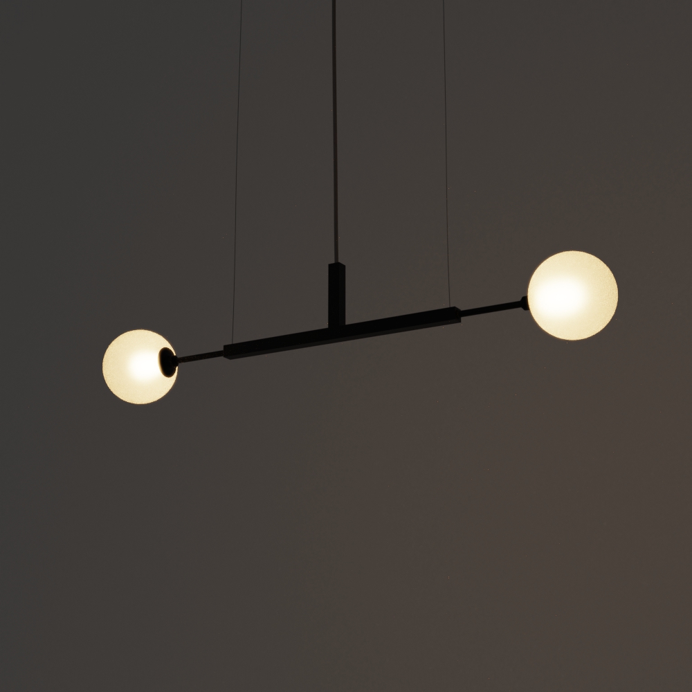 Lustre DUE P – iluminação de teto