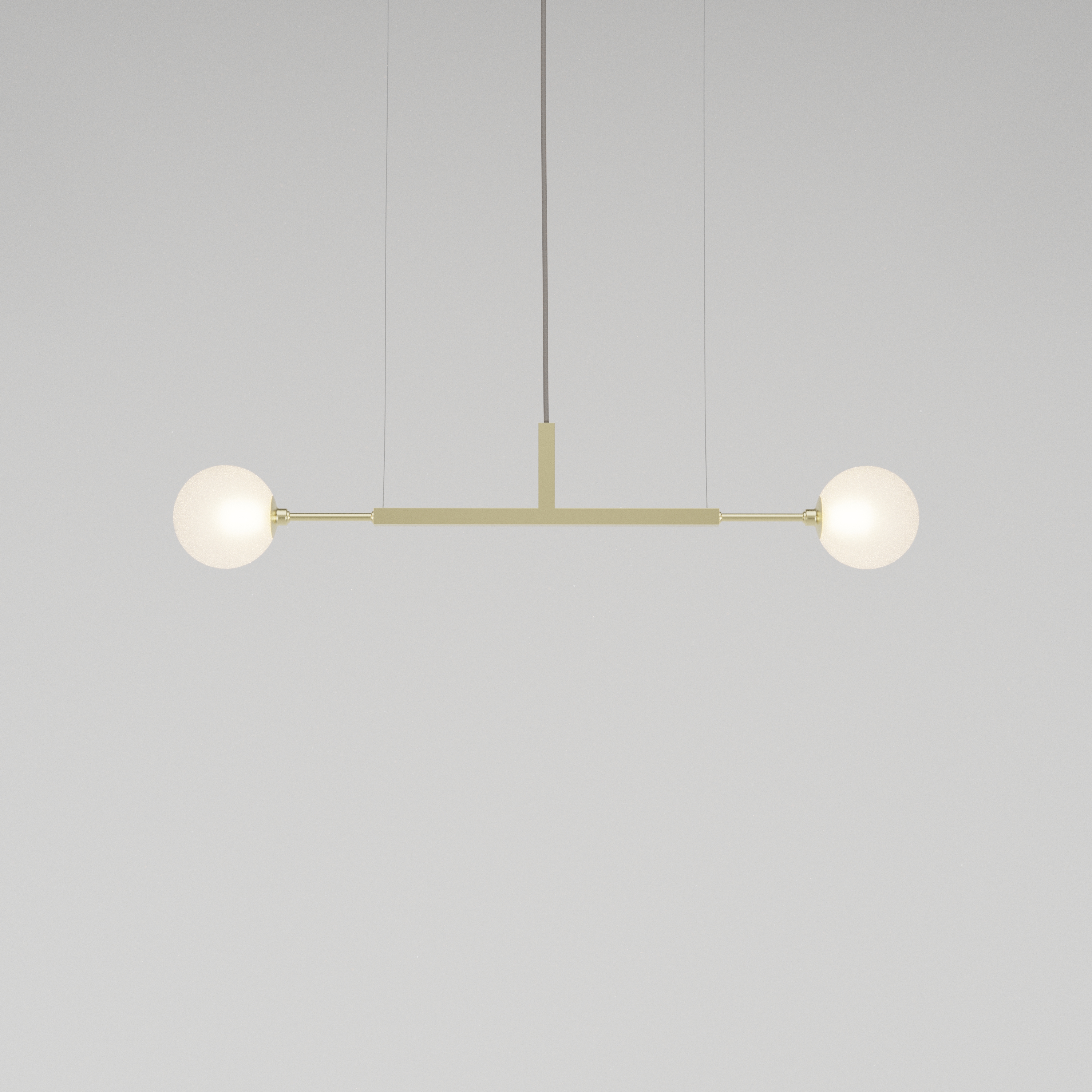 Lustre DUE P – iluminação de teto