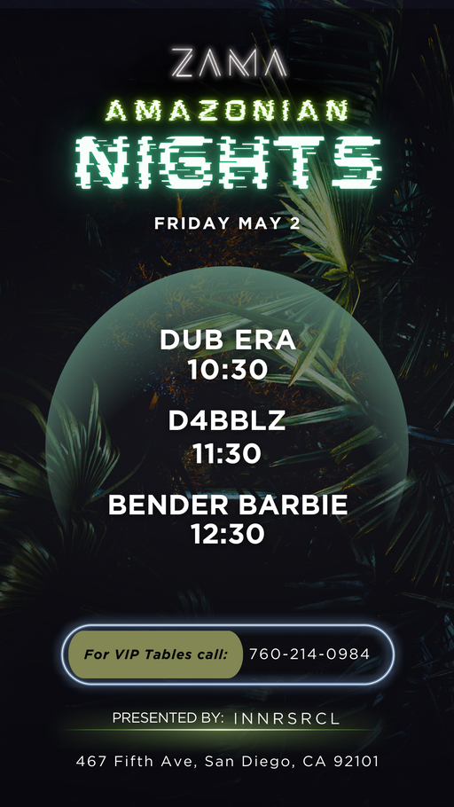 Zama Amazonian Nights  flyer