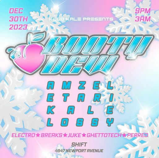 Bootydew flyer
