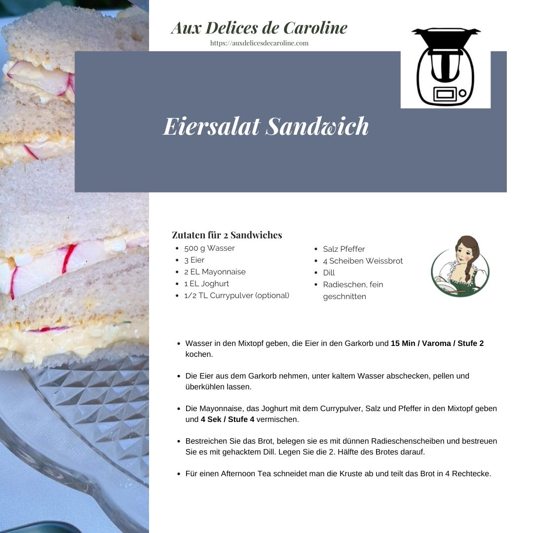 Eiersalat Sandwich (traditionel & Thermomix)