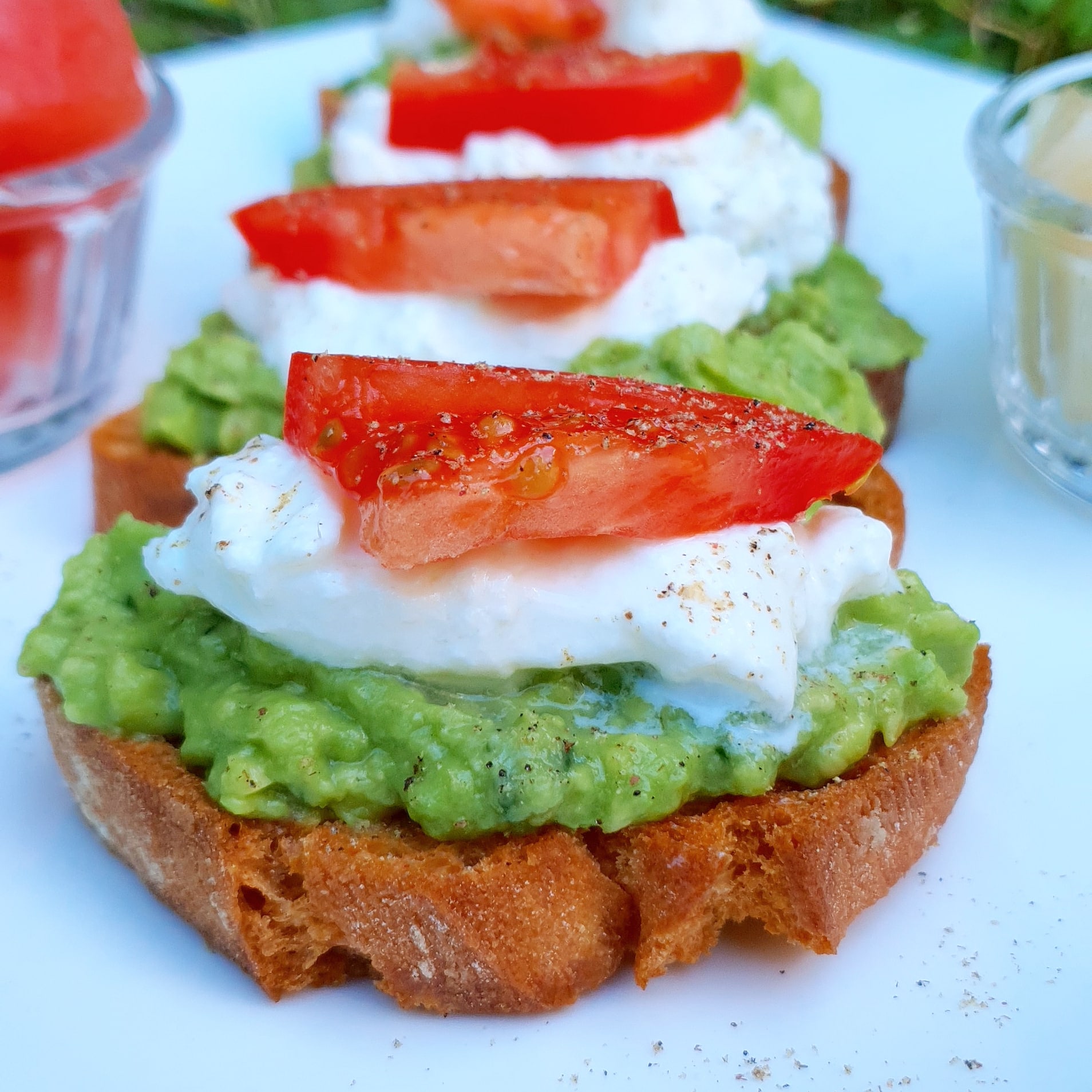 Crostini tricolore (traditionelle & Thermomix)