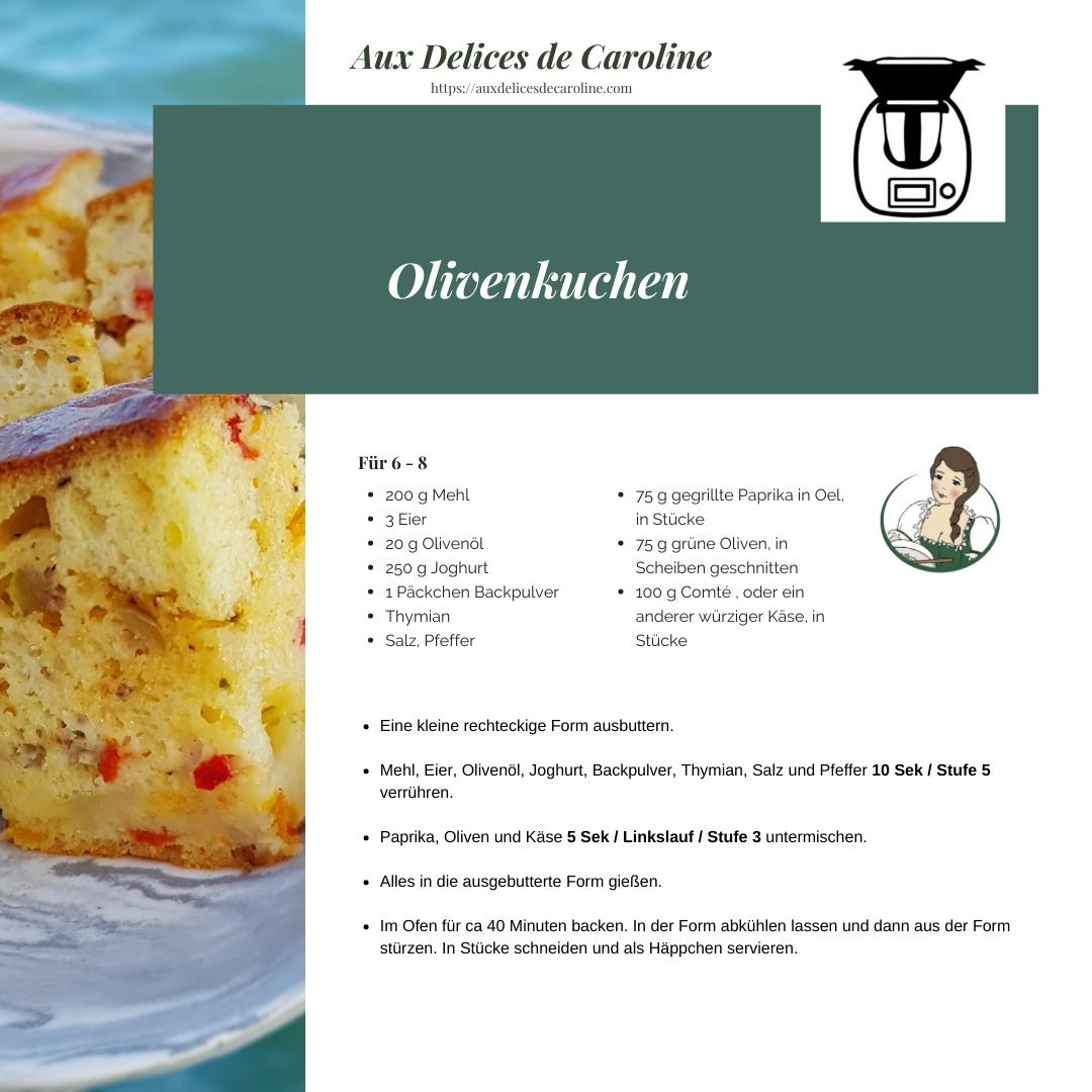 Oliven Kuchen (traditionel & Thermomix)